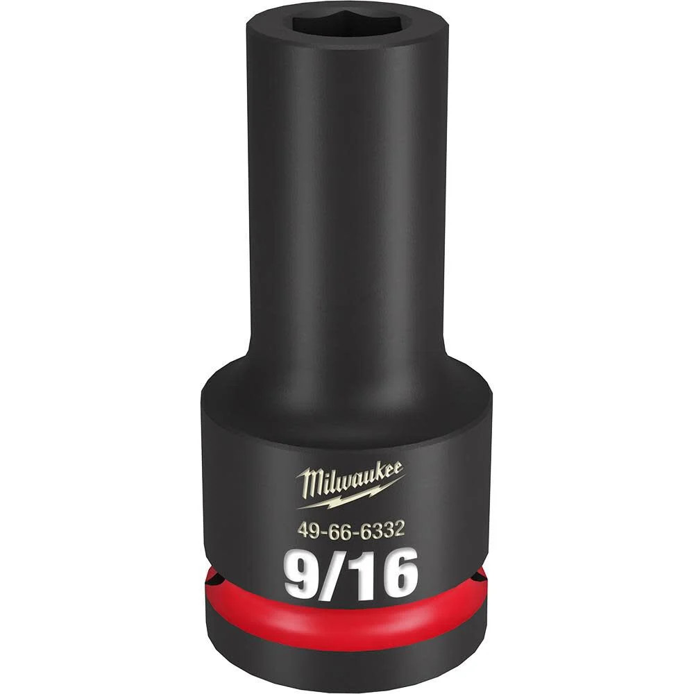 Milwaukee Shockwave Impact Duty Socket 3/4In Drive 9/16In Deep 6 Point