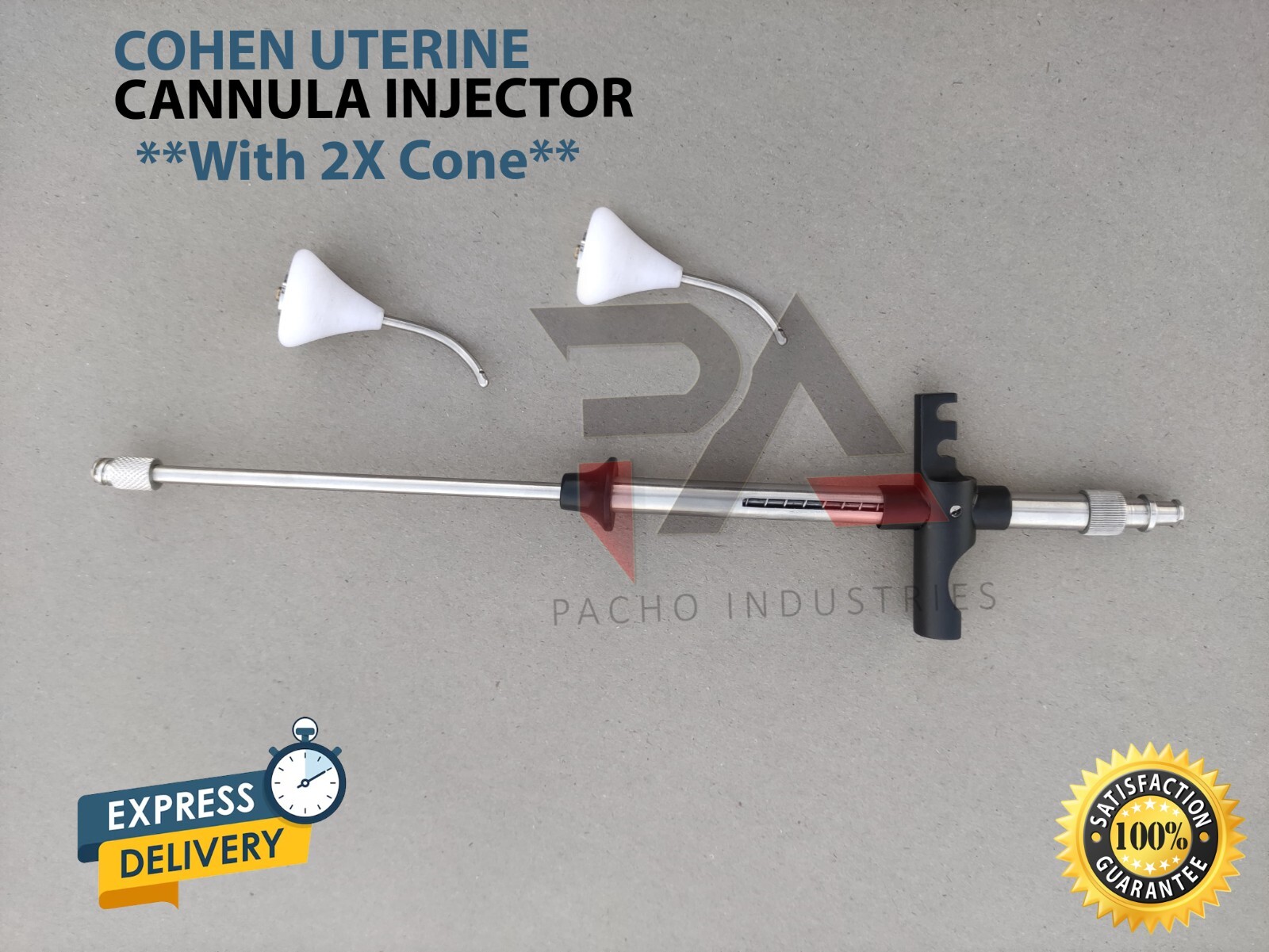 Cohen Uterine Cannula Injector With Cervical Urology Gynecology Instruments CE