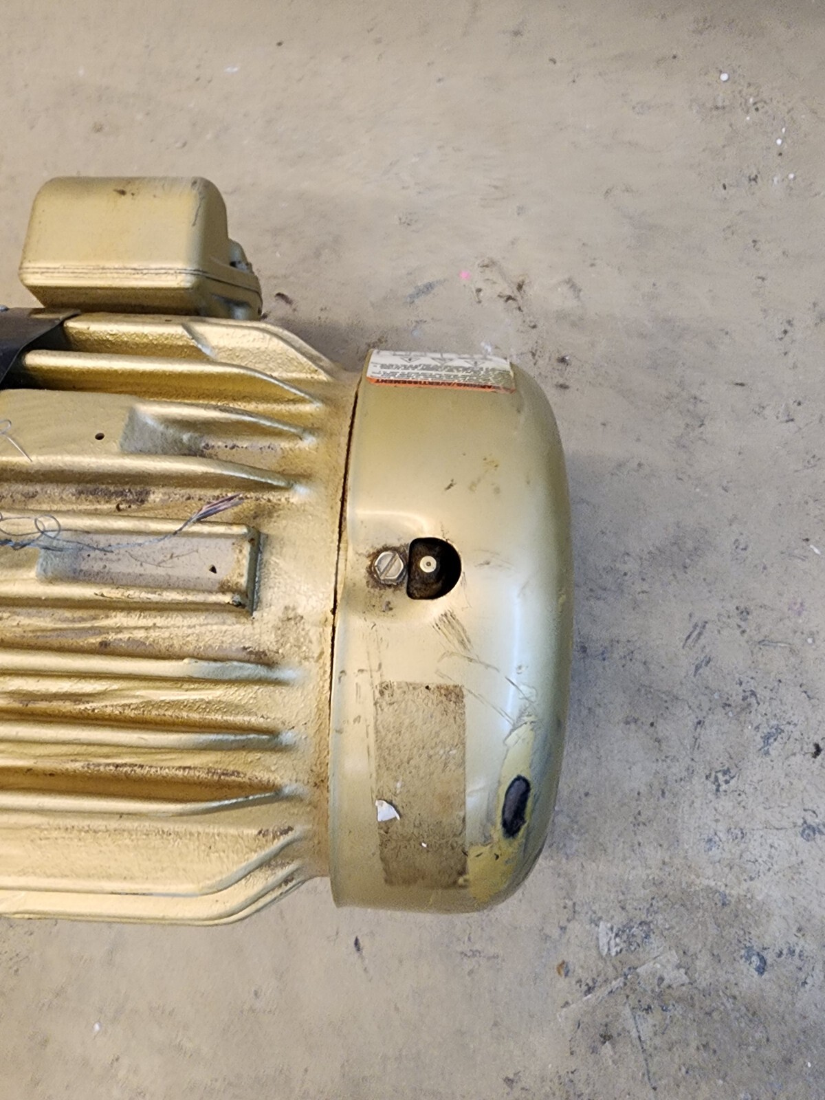 Baldor Reliance Phase General Purpose Motor 5 HP 184T Frame 208-230/460V EM3663T