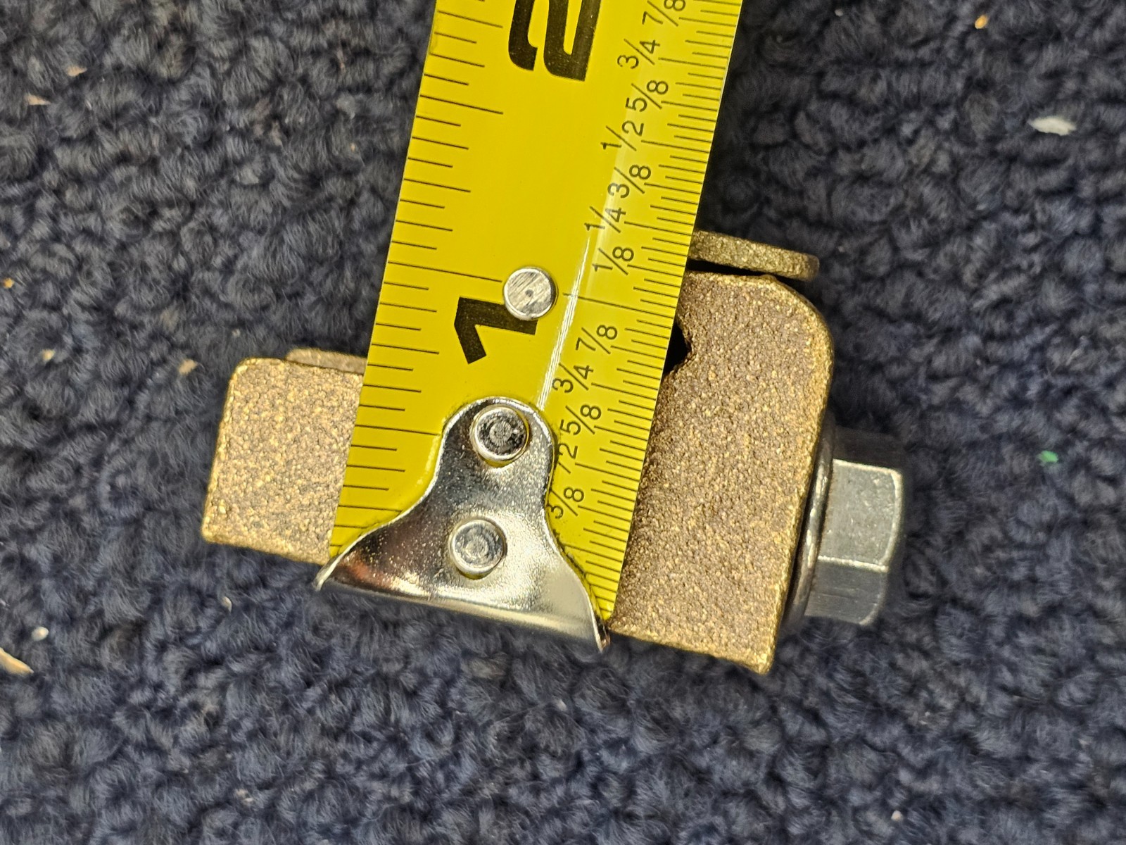 (QTY 2) FF-4/0 PU BRONZE PARALLEL GROOVE VISE CONNECTOR 4/0