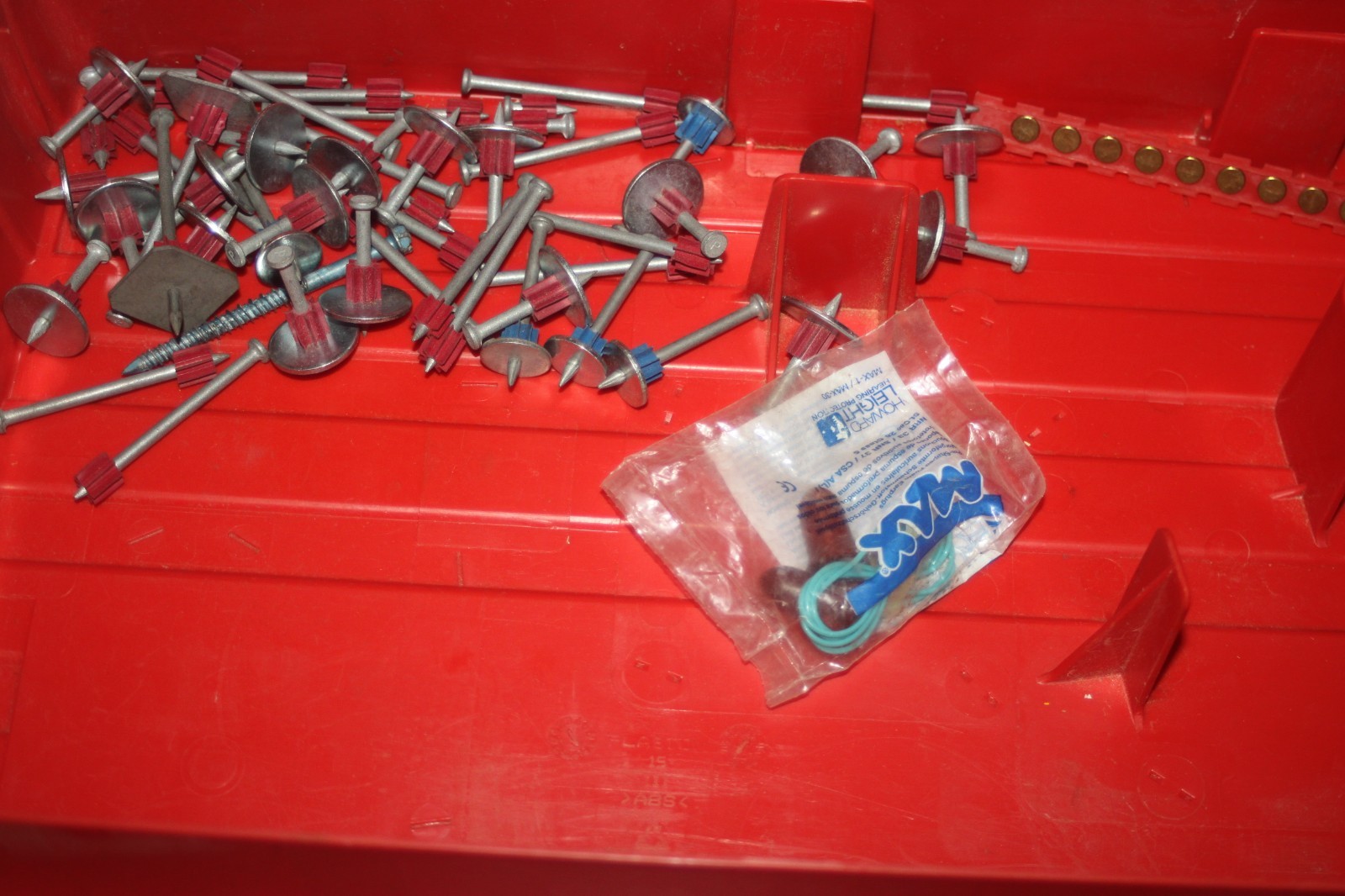 Hilti DX36M Powder Actuated Nail Stud Case ONLY w Some Accessories (Fastner/Nail