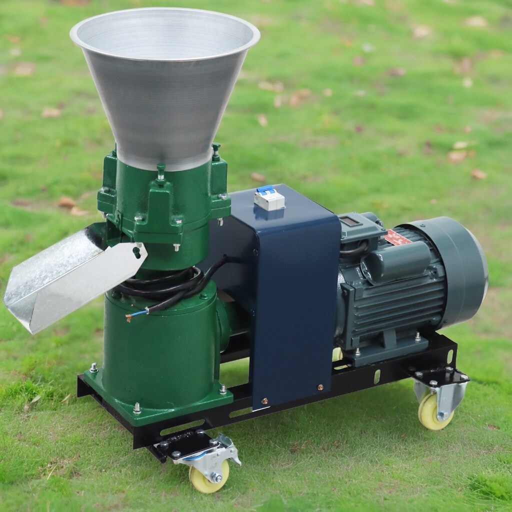 Feed Pellet Mill Machine Body Without Plate Feed Granulator Body 3Roller 220V