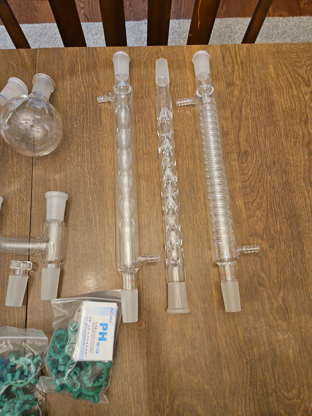 24/40,New Organic Chemistry Laboratory Glassware Kit,35 PCS.