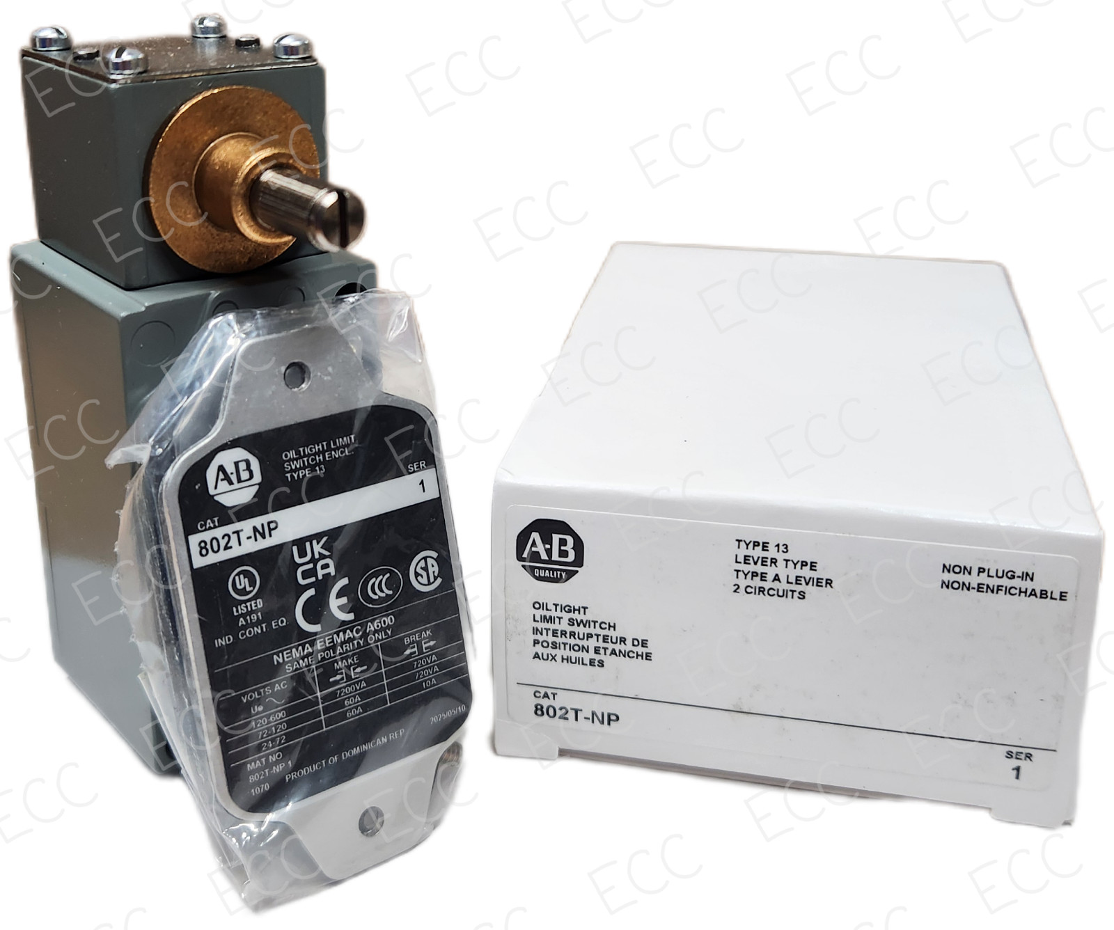 Allen-Bradley 802T-NP Oil Tight Limit Switch