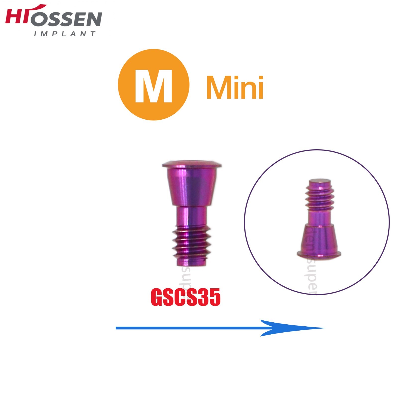 Dental Closure Cover Cap Implant Mini Regular Cover Screw Fits Osstem Hiossen