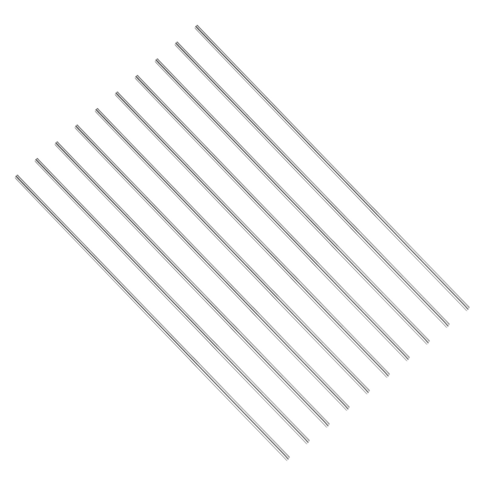 10 Pcs 1mm 0.04″ Dia 8″ Length Metal Solid GR5 TC4 Titanium Round Rod Stock