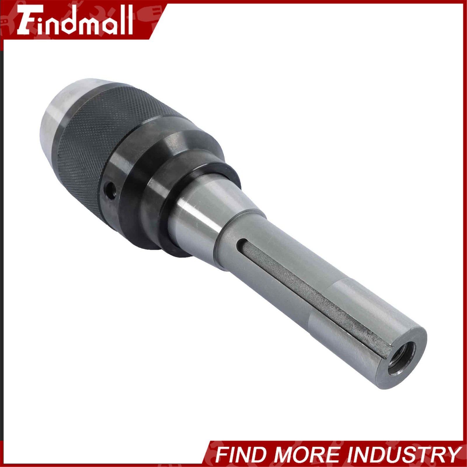 Findmall High Precision Keyless 1/32″ – 1/2″ Drill Chuck with R8 Integral Shank