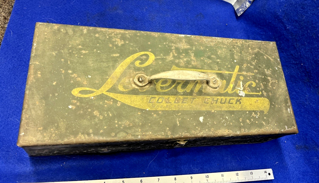Levermatic 1 1/2″ x 8 Collet Closer and Collets 17 Collets 1/8 to 1″ Logan