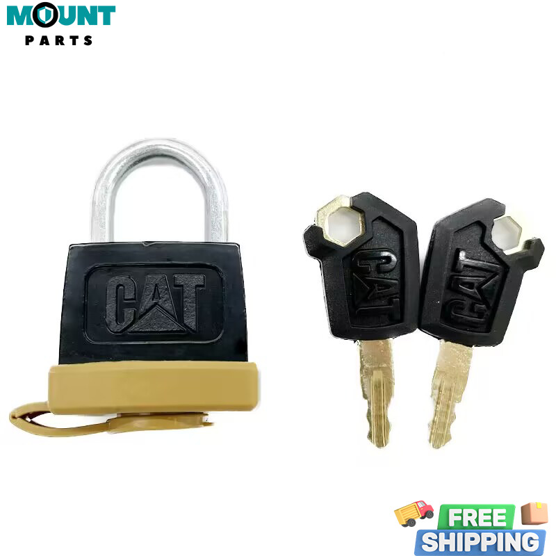 For Caterpillar CAT 5p8500 Padlock 246-2641 Padlock with 2 PCS 5P8500Keys