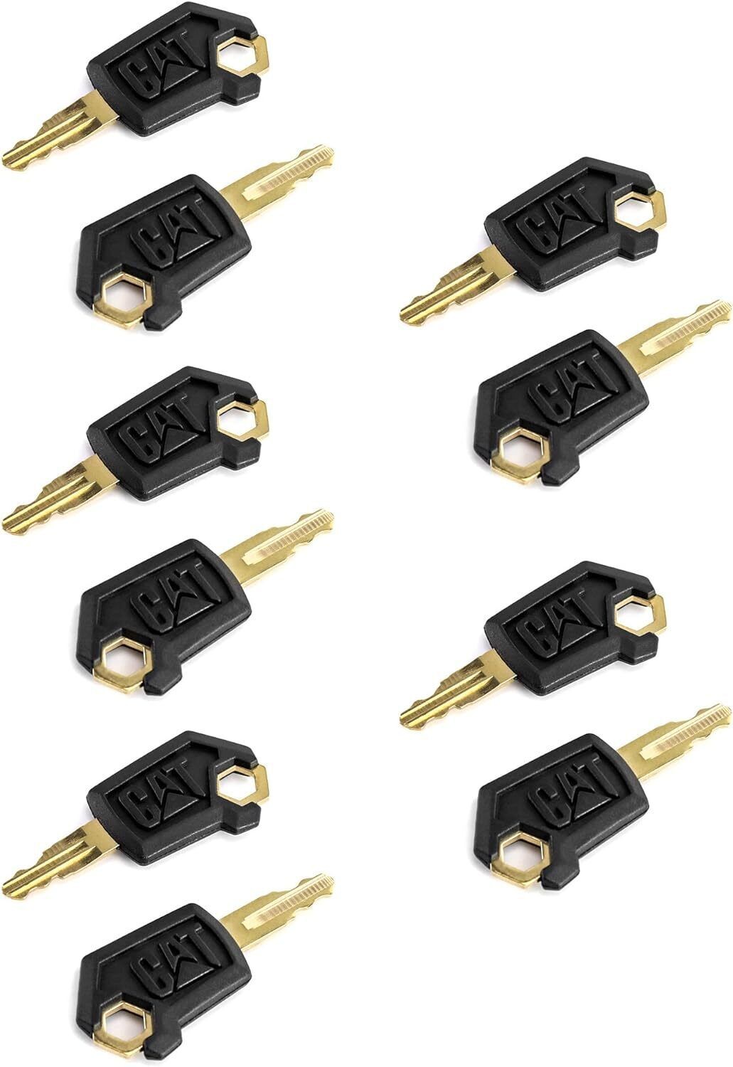 10PCS CAT Caterpillar 5P-8500 Heavy Equipment Ignition Keys 5P8500 Excavator .