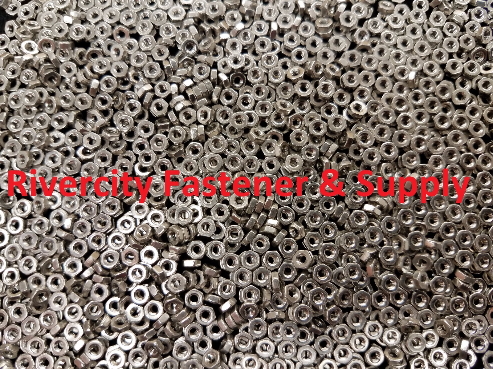 (100) M2-0.4 Metric Coarse Thread Hex Nut Stainless Steel Din 934 2mm