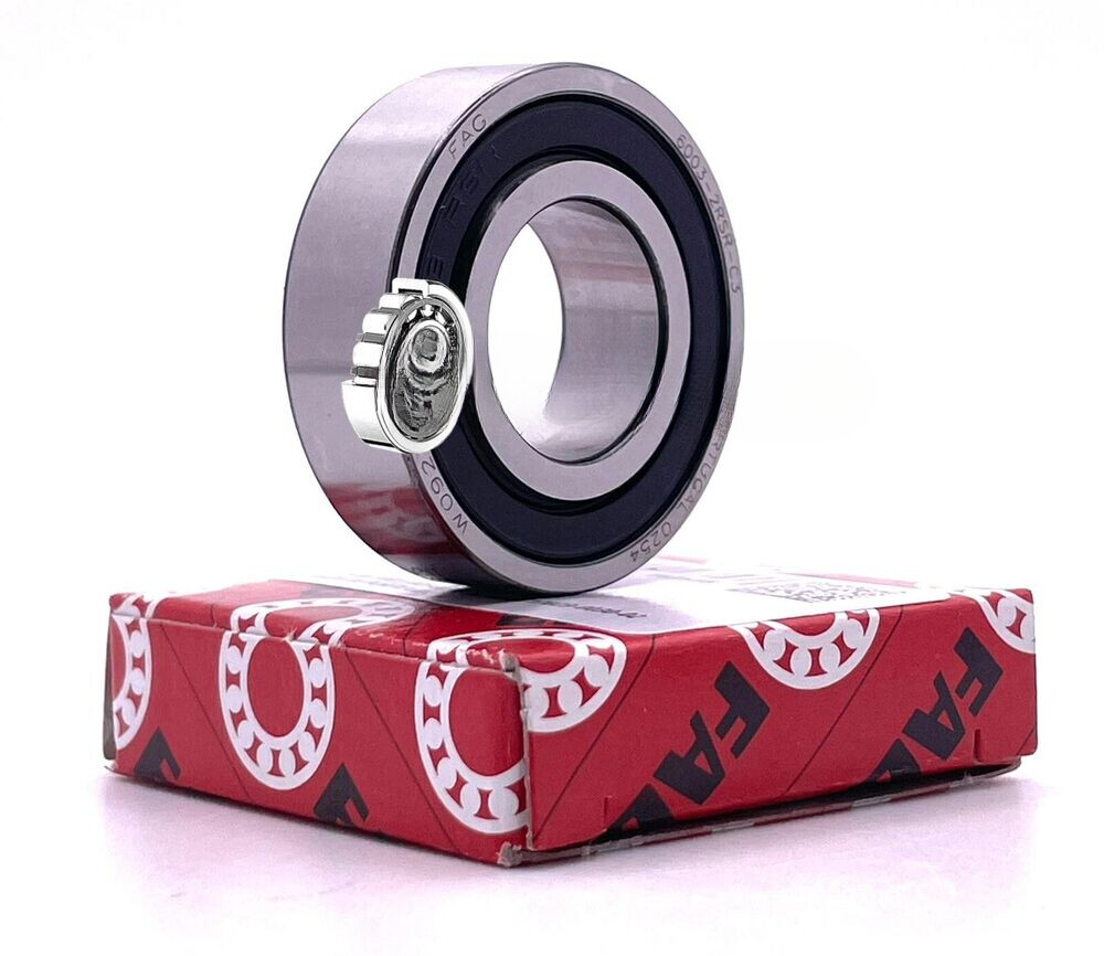 NEW 6003 2RS C3 FAG DEEP GROOVE BALL BEARING, RUBBER SEALED 17x35x10mm