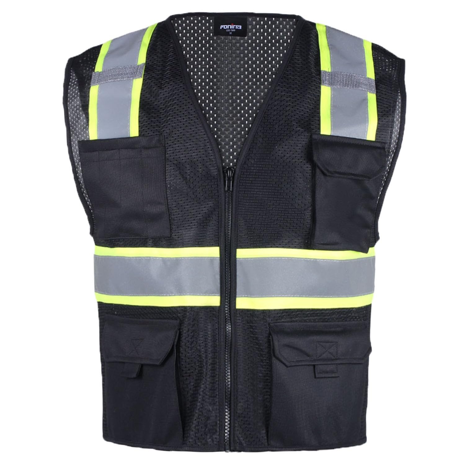 Safety Vest for Men High Visibility Reflective Construction Work Vest ANSI Cl…