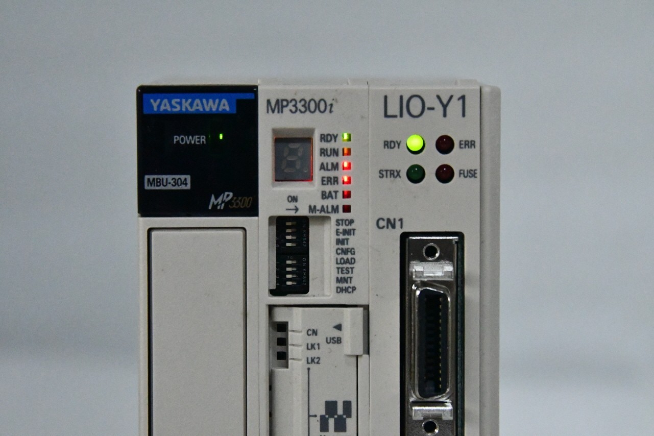 YASKAWA MP3300i MBU-304 LIO-Y1 PMC-U-MP330S1C001 Ver 3.2.2.10 PLC