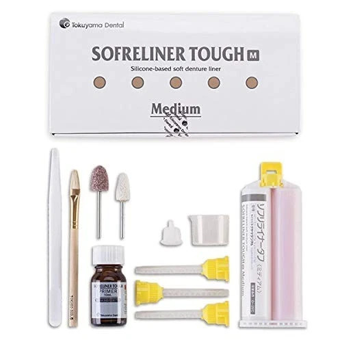 TOKUYAMA Dental silicon Sofreliner Tough MEDIUM Chairside Soft Denture Reline fs
