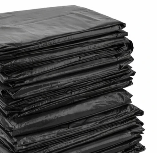 Black T-Shirt Carryout Bags (200 ct.) by Poly-America