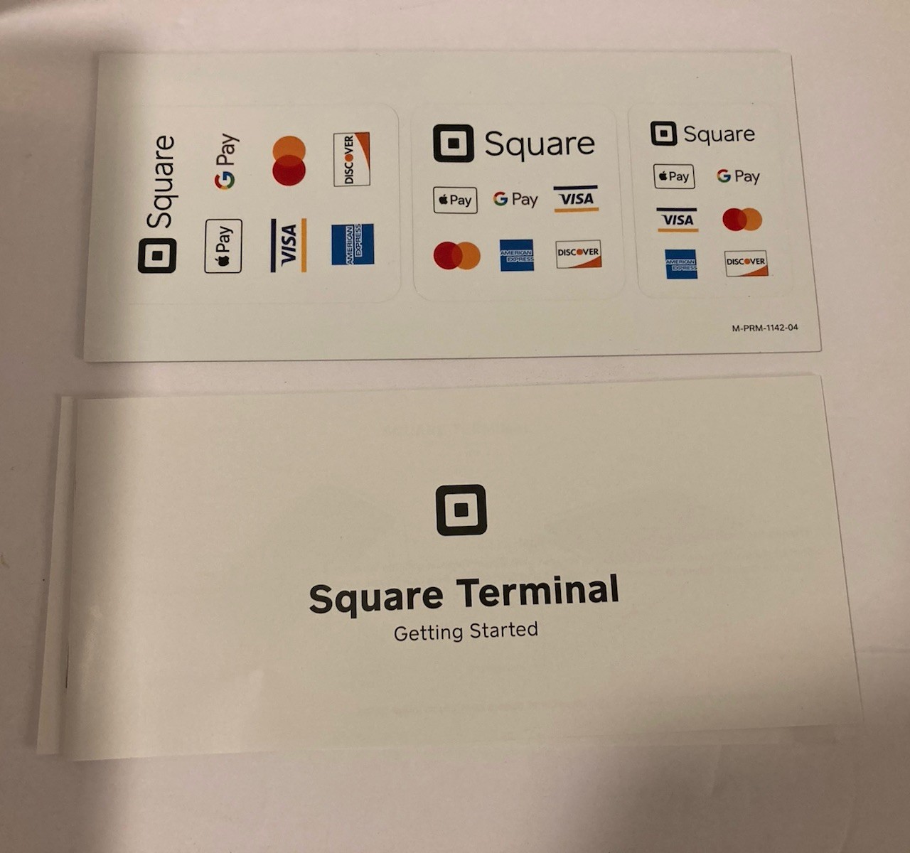 SQUARE SPD2-01 Credit Card Terminal White Open Box Sealed Contents
