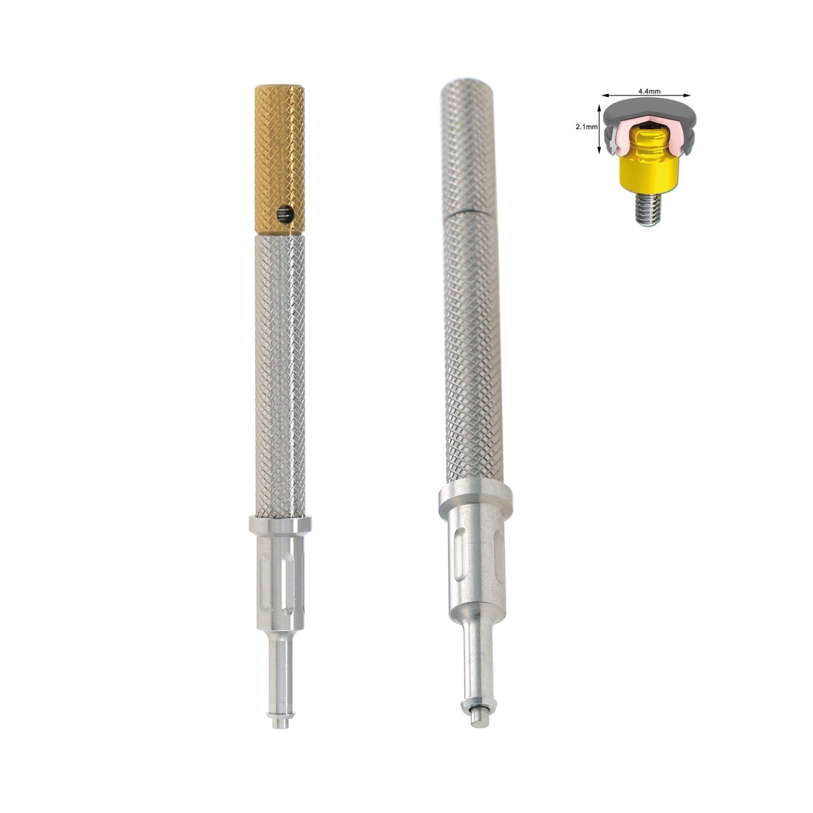 Dental Locator Overdenture Retention Implant Male Caps 0.8lbs Removal Core Tool