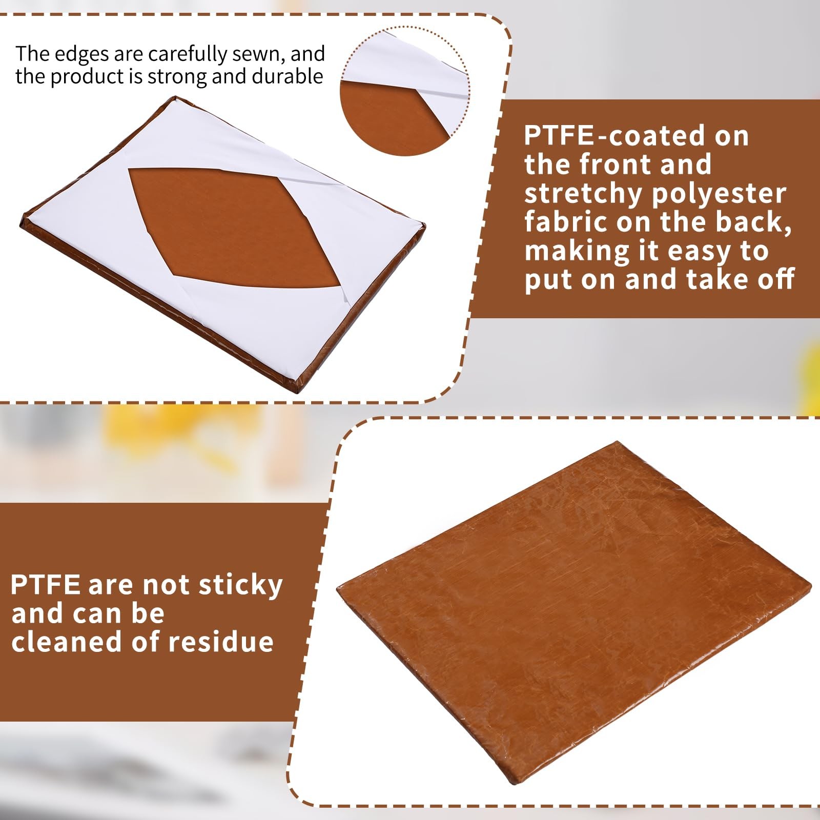 Zhengmy 2 Pcs 16 x 20 Inch Heat Press Platen Wrap Cover Non as picture shown