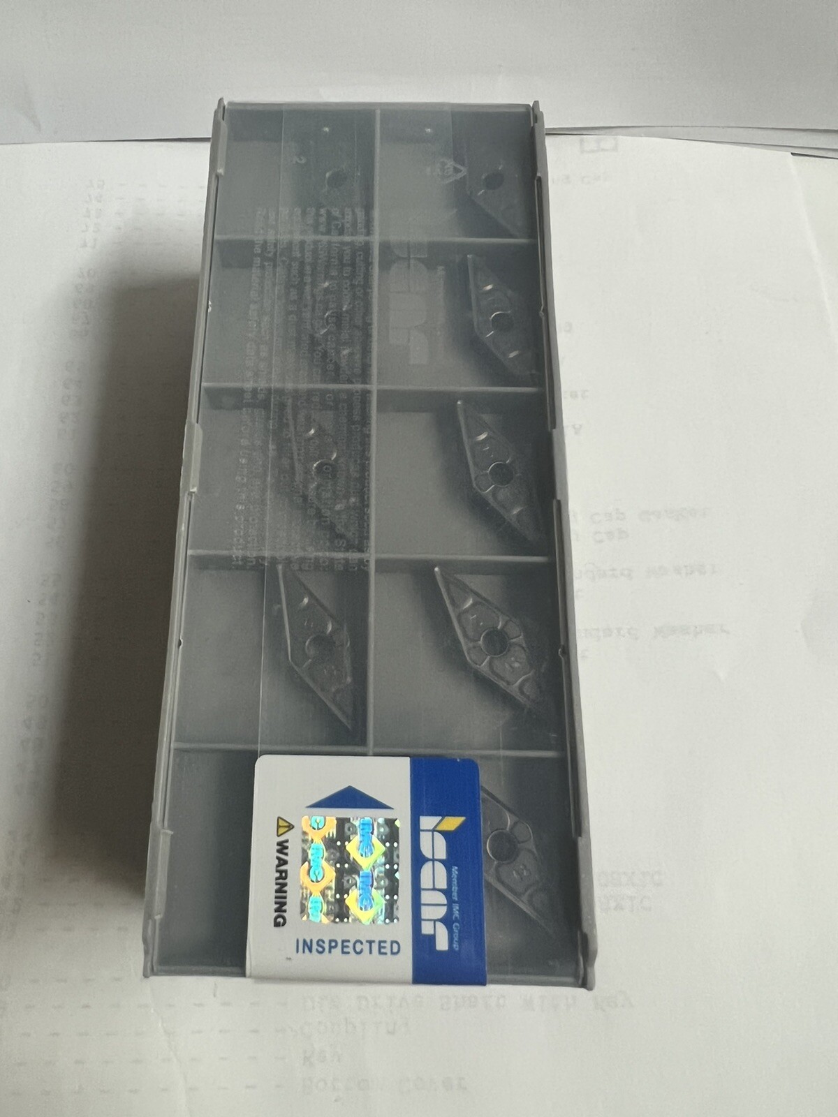 Brand New Iscar VNMG332-TF IC907 *** 10 INSERTS *** FACTORY PACKS ***New!!