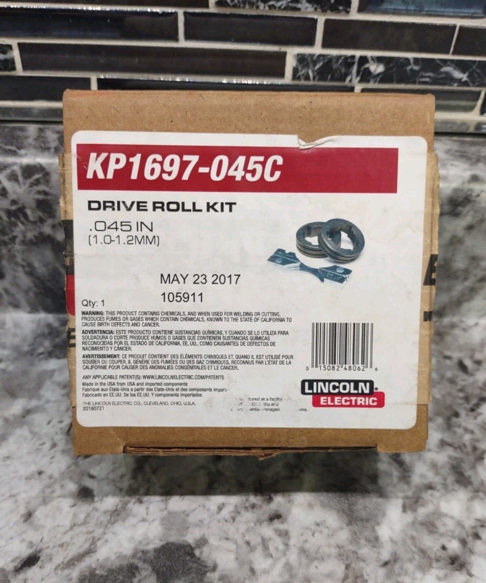 New Lincoln Electric KP1697-045C Drive Roll Kit .045 in (1.0-1.2mm) Flux Core