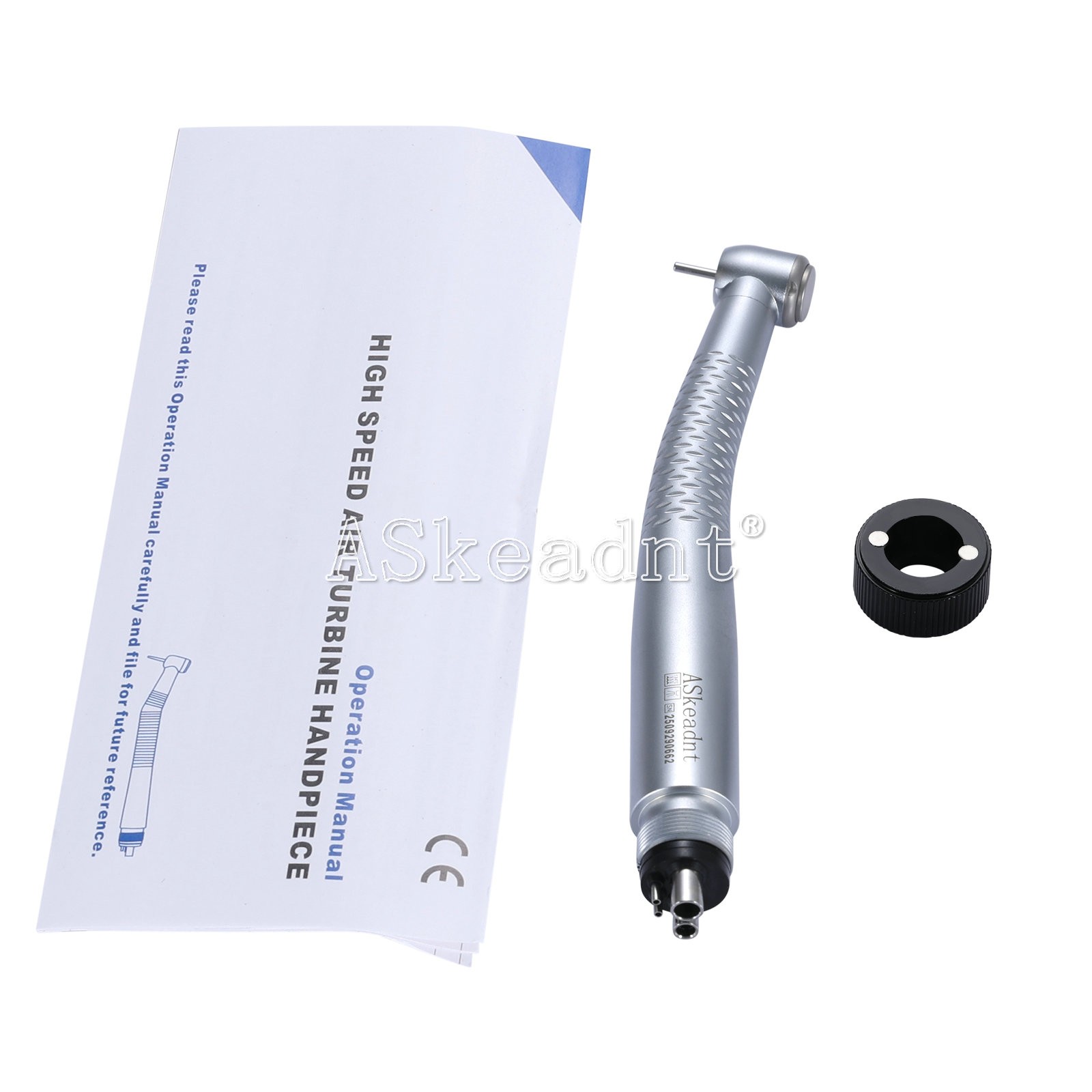 Dental LED E-generator Shadowless Ring Ceramic Handpiece 5 Water Spary 4Holes