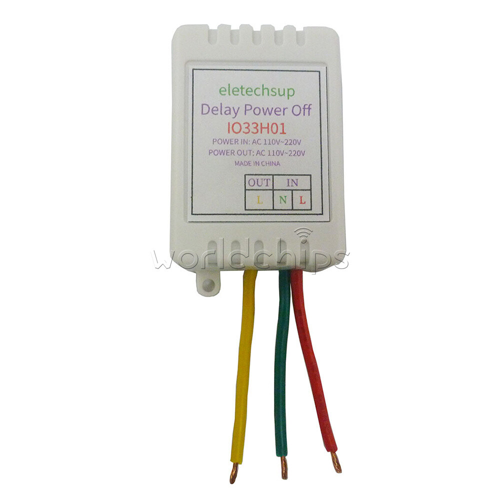 AC110-220V 7A 1-480min 16Mode Timer Adjustable Turn Off Delay Controller Module