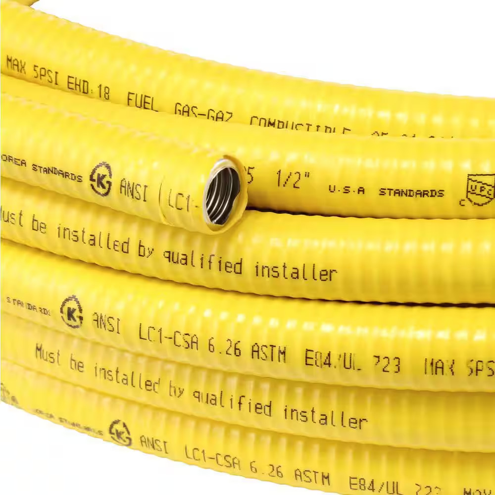 1/2 In. X 25 Ft. CSST MPT/FPT Connection Kit (1) 1/2 In. MPT Male Adapter (1) 1/