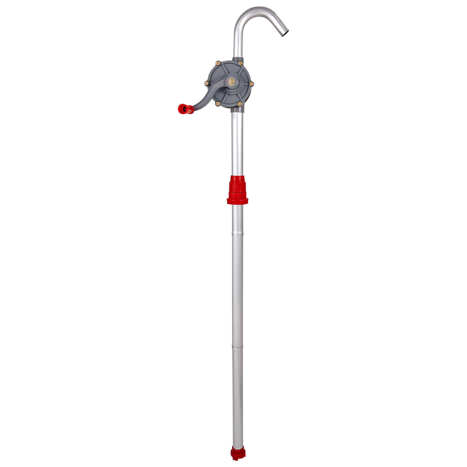 Drum Rotary Barrel Pump Hand Crank Diesel Fuel Oil Transfer Pump 55 Gallon+Tape