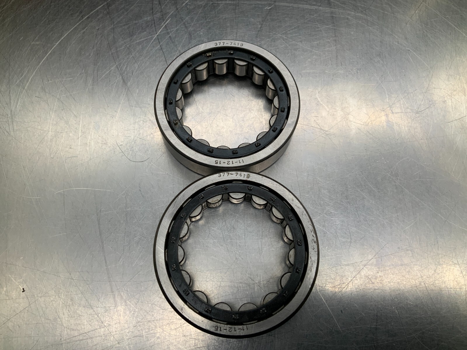 (2) CAT 377-7419 General Duty Outer Race and Roller Assembly 55.57 X 85 X 19 mm