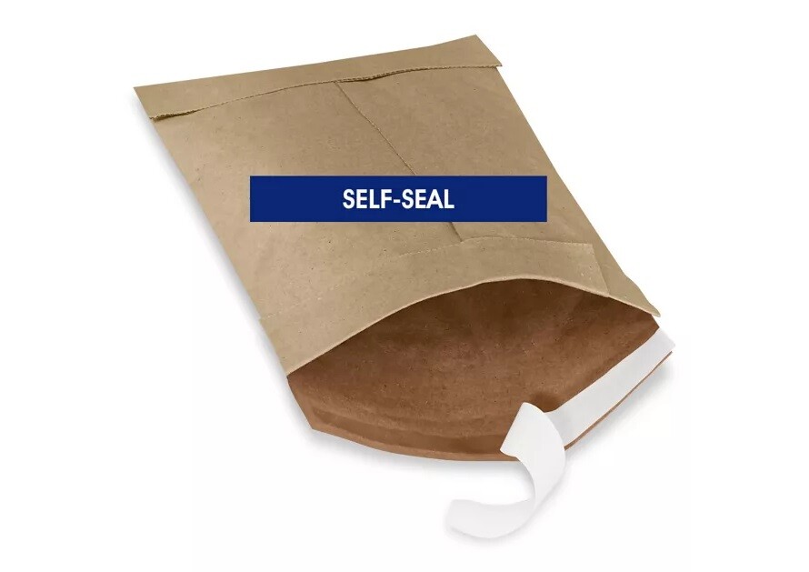 6ct ~ Kraft Self-Seal Brown Padded Mailers #0 – 6″ x 10″ ****100% Recyclable****