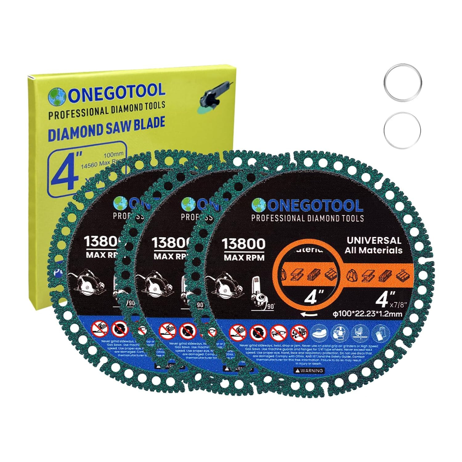 4 Inch Indestructible Cutting Discs for Angle Grinder 7/8″ Blades Cut off Wheels