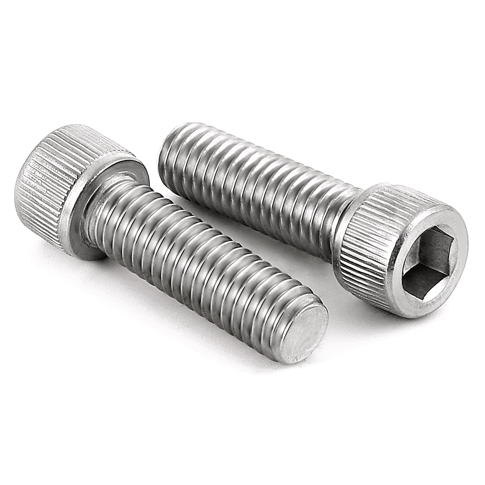 M8-1.25 x 40mm Socket Head Cap Screws Bolts, Allen Socket Drive, Stainless St…