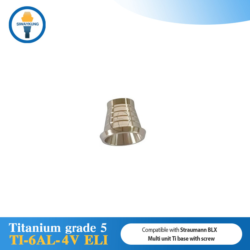 Titanium base for Multi unit fits to Straumann ITI BLX 4.6N