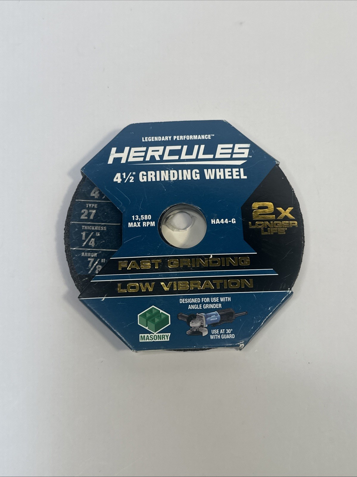 4-1/2″ x 1/4″ x 7/8″ Grinding Wheels Masonry Type 27 Disc For Angle Grinder 4.5″