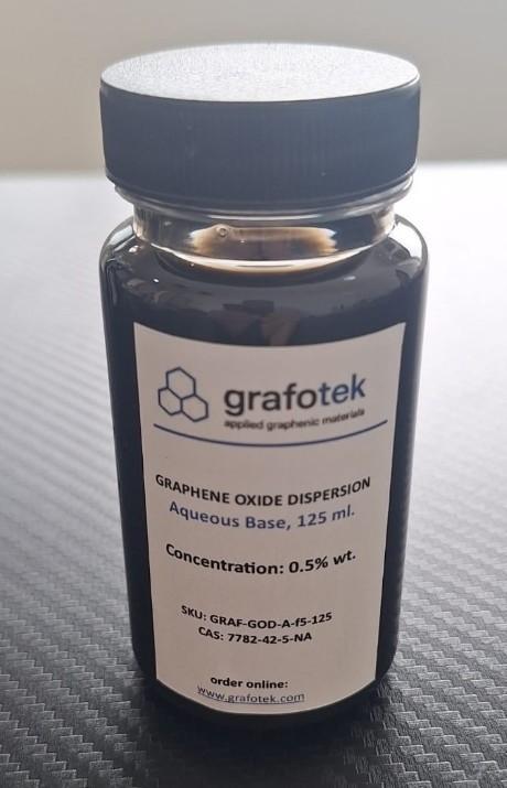 Graphene Oxide -aqueous dispersion (60 ml), 0.5% wt., nanomaterial, engineering