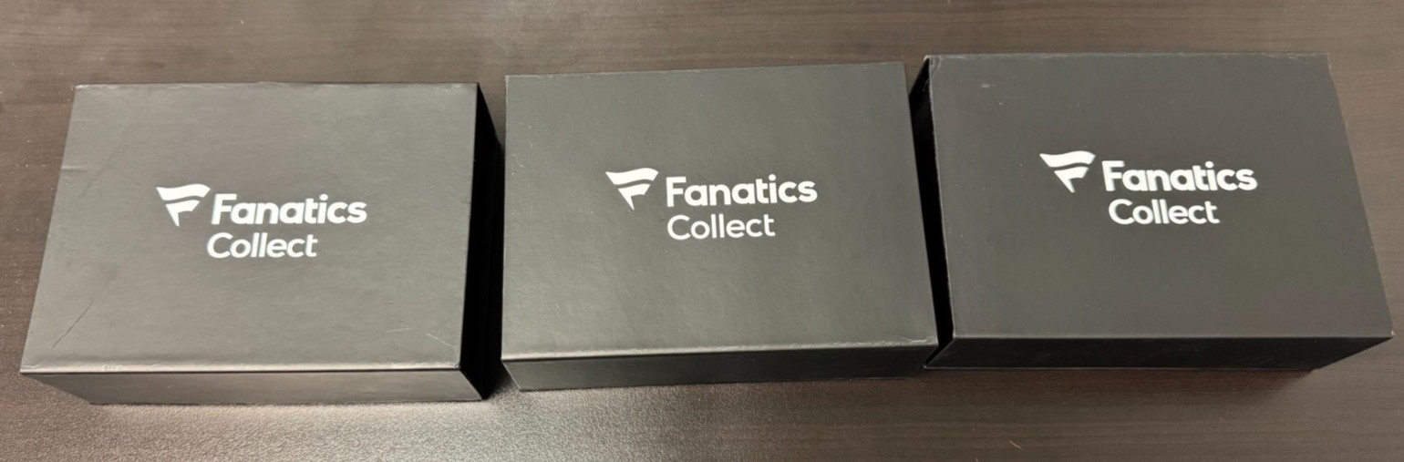 Fanatics Collect shipping box for graded PSA sports cards ( 3 Count )