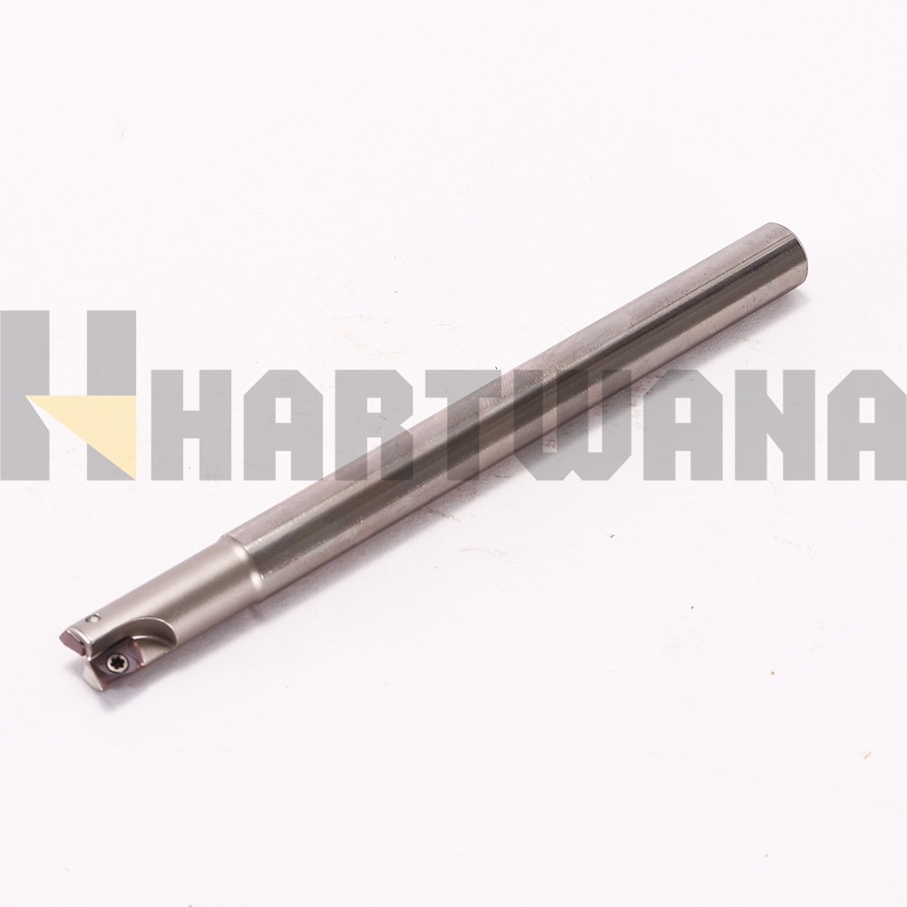 10mm Indexable End Milling 2 Flutes With Carbide Milling Insert JDMT0702