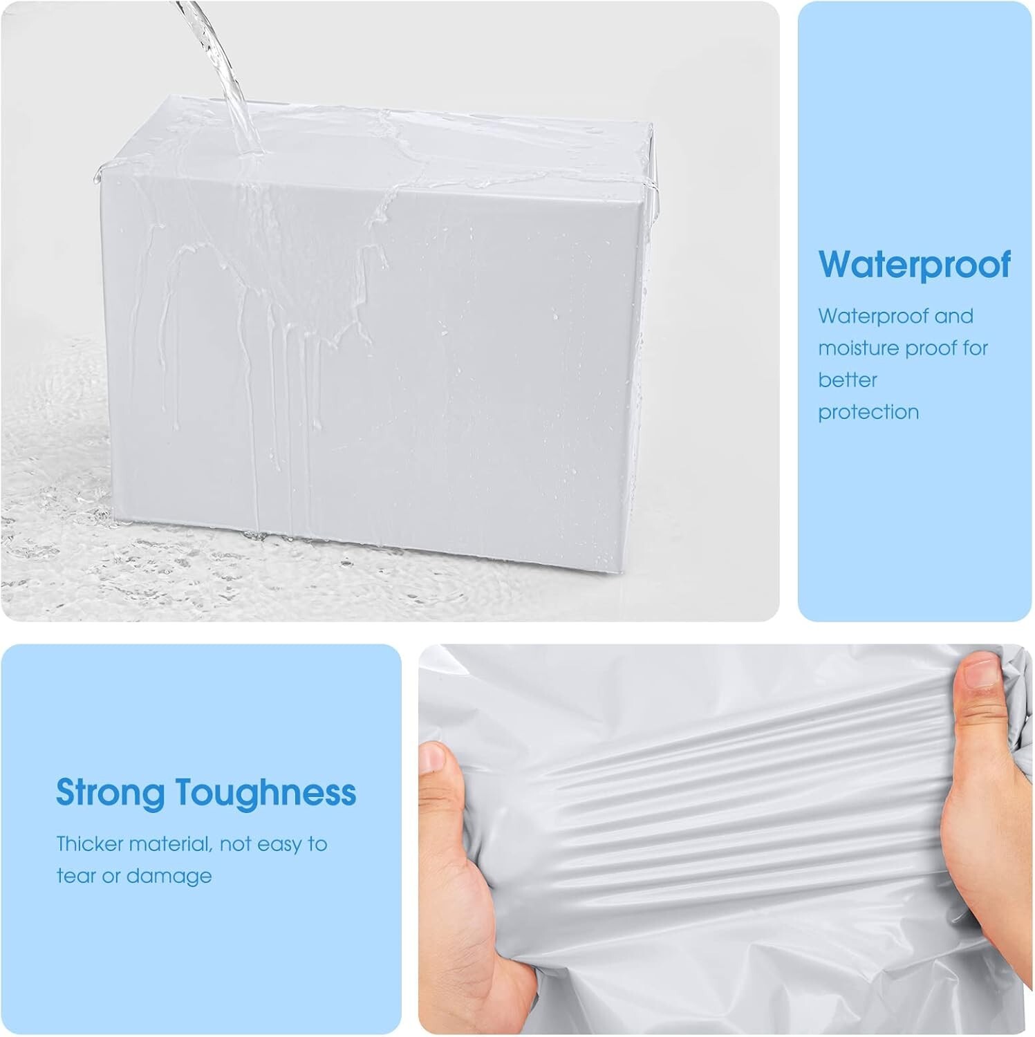 Jiaro Pack Poly Mailers 24×24 50Pack White Large Shipping Bag Envelope Self-Seal