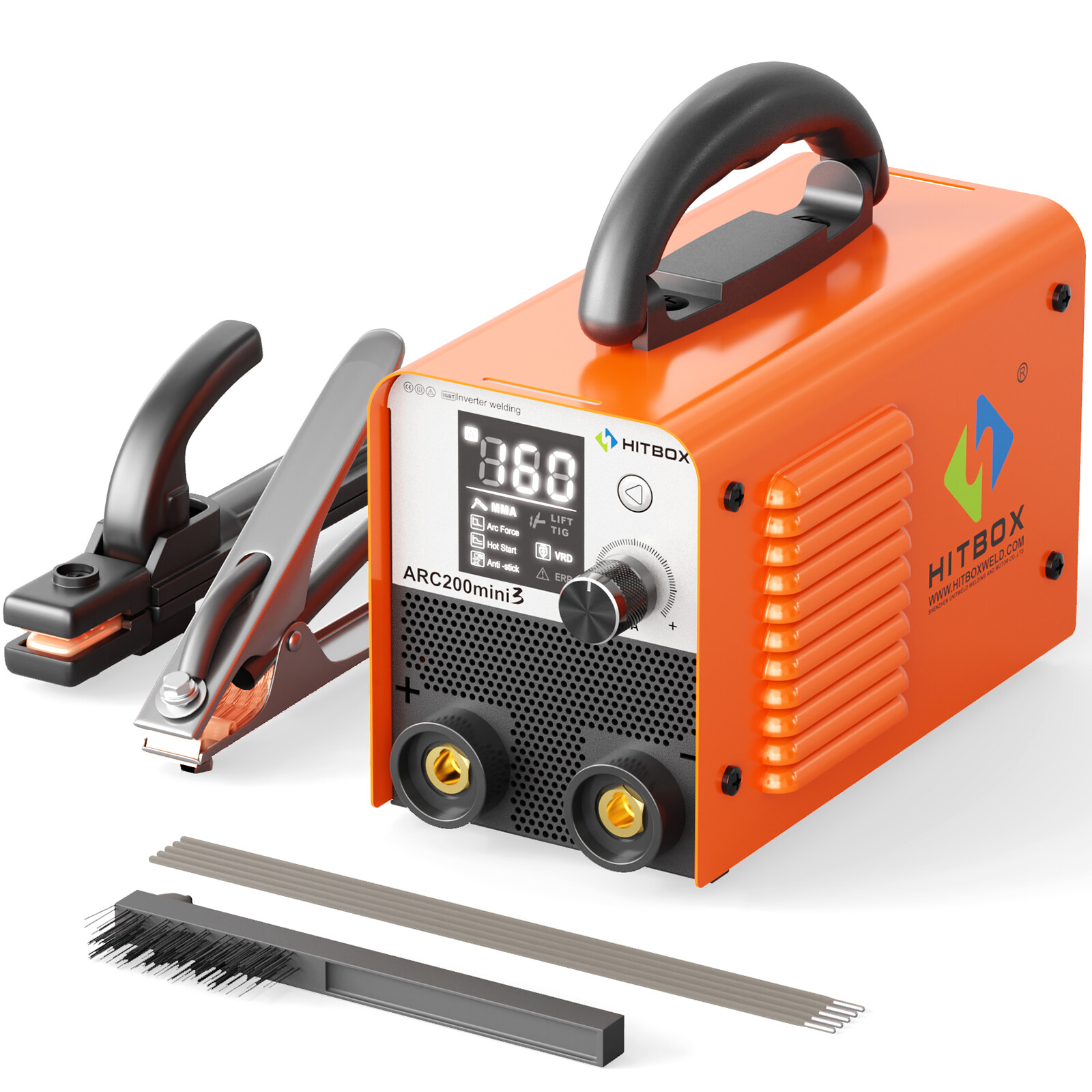 HITBOX 160A Portable MMA Lift TIG 2 IN 1 Welding Machine IGBT Inverter Welder