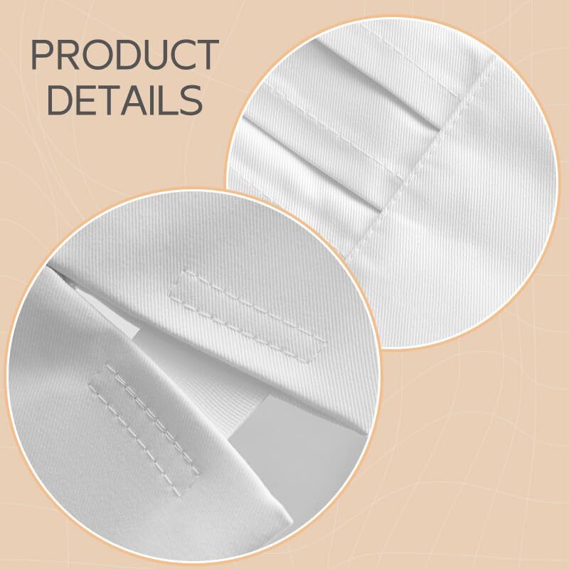 Adult Chef Hat for Men Women Cooking Baker Cap Unisex Kitchen Cap White