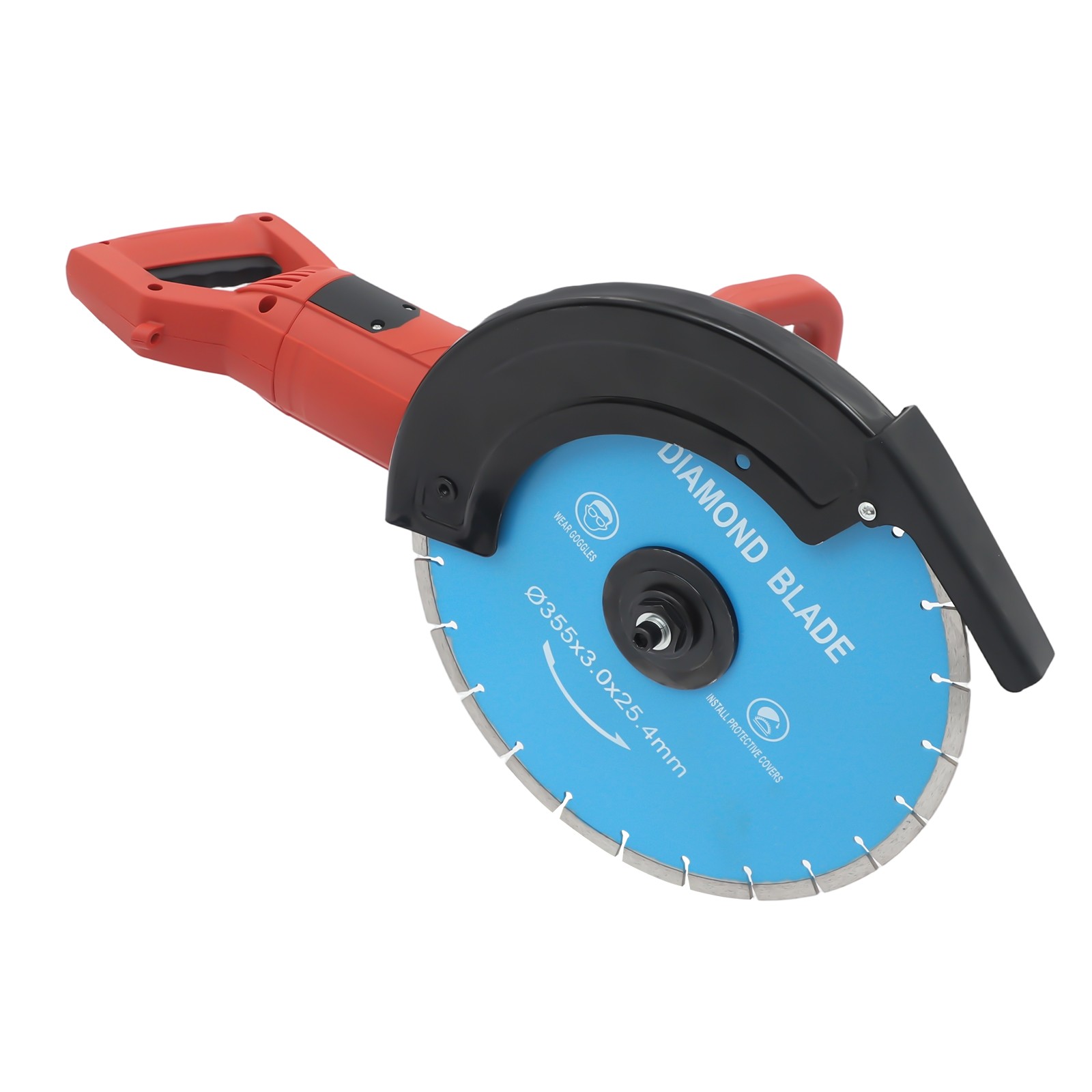 14″ Circular Electric Demo Saw Concrete Saw Cutter Wet Dry Masonry Cut Saw