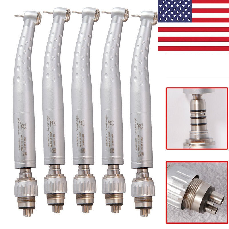 5x KAVO style Dental High Speed Push button handpiece Quick Coupler 4H GB4 USA