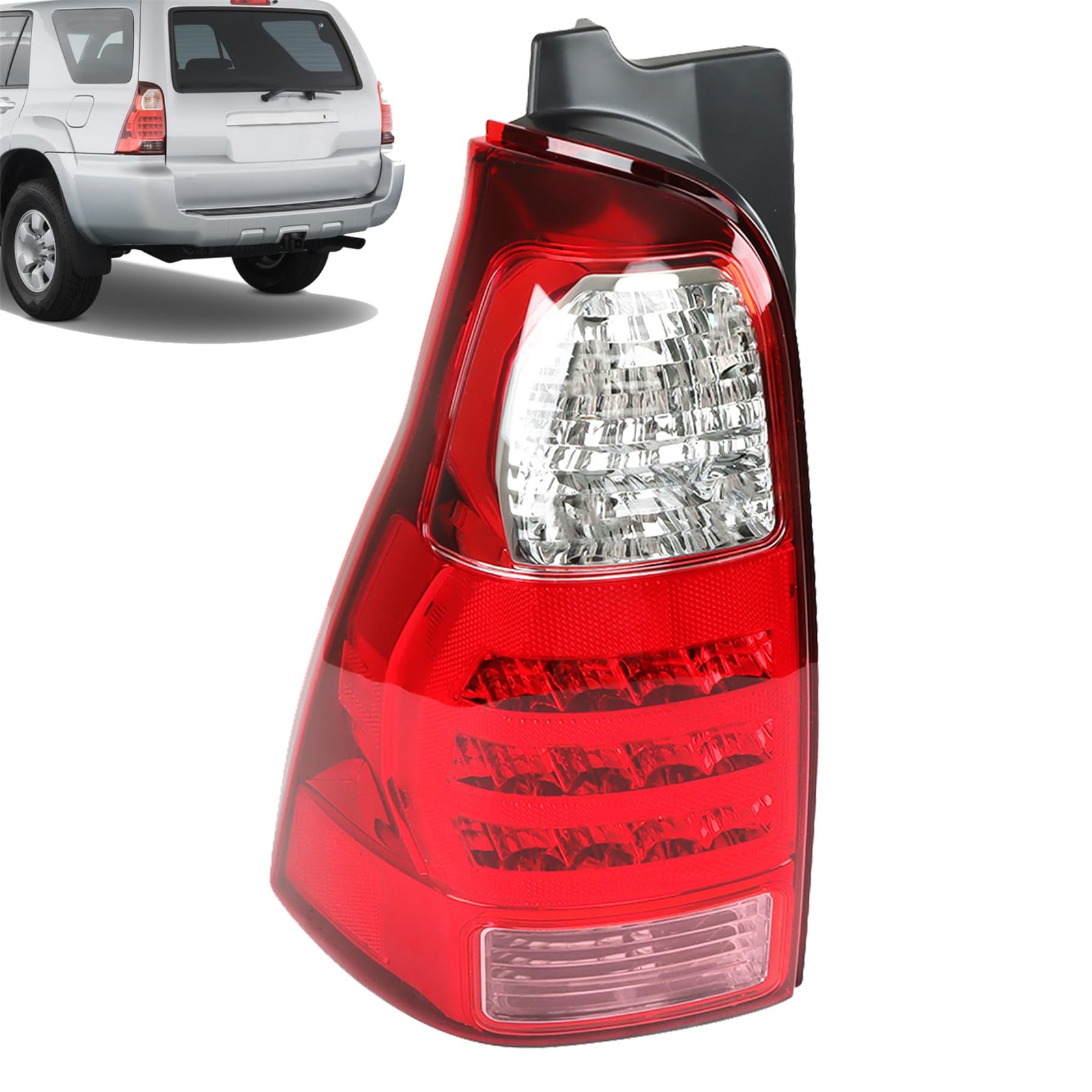 Rear Driver Tail Light for 2006- 2009 4Runner Taillight Brake Lamp Left Side