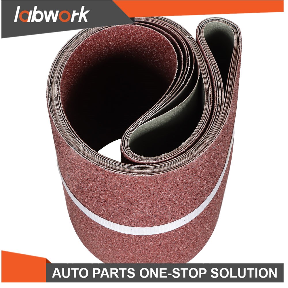 Labwork Belts Sander Sandpaper 6 Pack 6Inch X 48Inch 60 80 120 150 240 400 Grits
