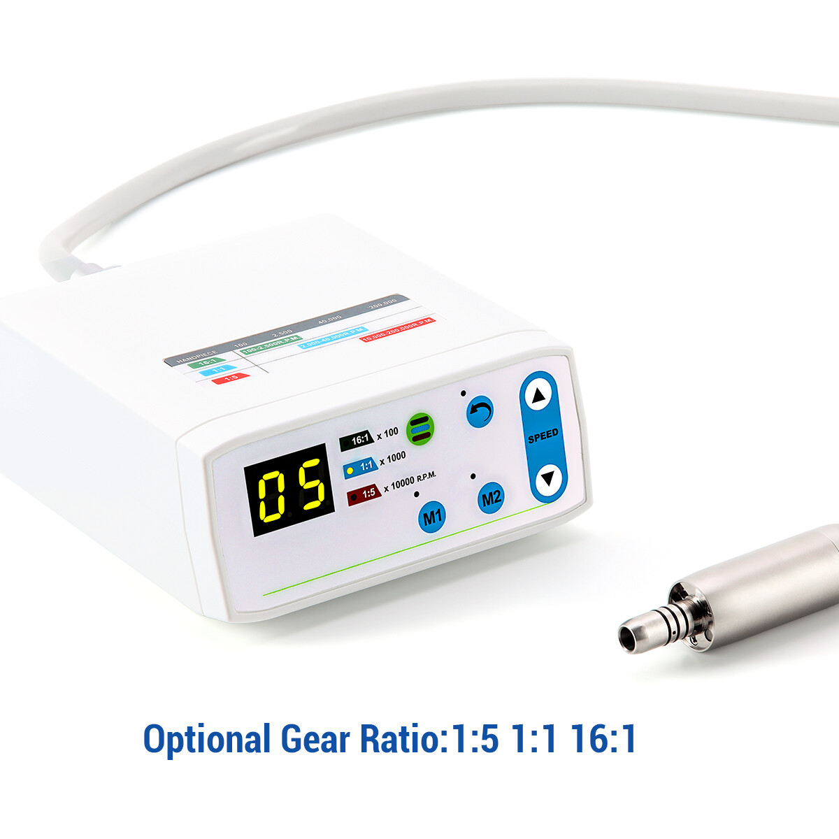 Dental Electric LED Brushless Micro Motor/1:1/1:5 /1:4.2 Increasing Handpiece