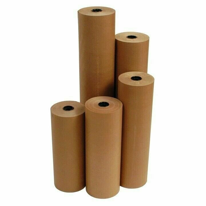 18″ 40 # 900′ Brown Kraft Paper Roll Shipping Wrapping Cushioning Void Fill