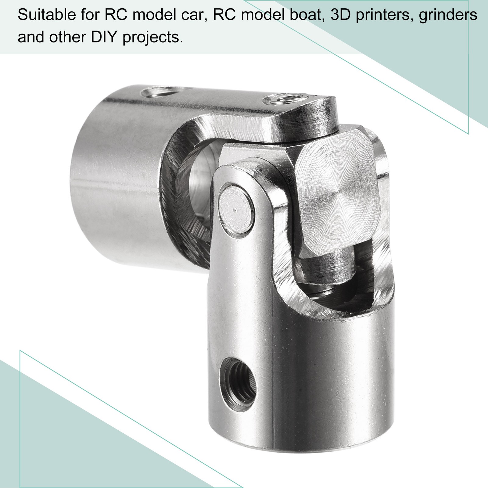 10mm to 12mm ID Rotatable Universal Joint Shaft Coupling L52 x D20 Screws Wrench