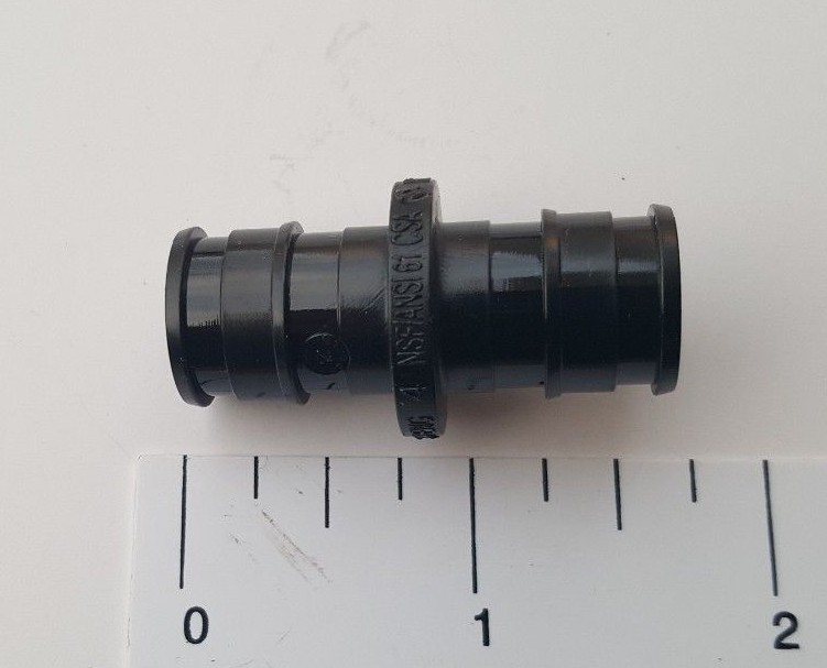 100 Pieces 1/2 Pex A Coupling Poly Alloy Expansion Plastic Coupling 201-5-4=100