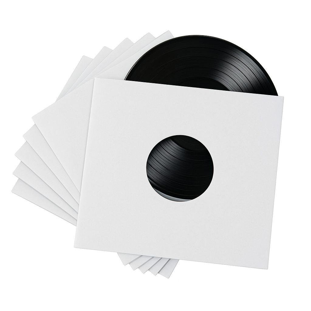 200 – Pack White Paper Vinyl Record Inner Sleeves 12-Inch LP Album